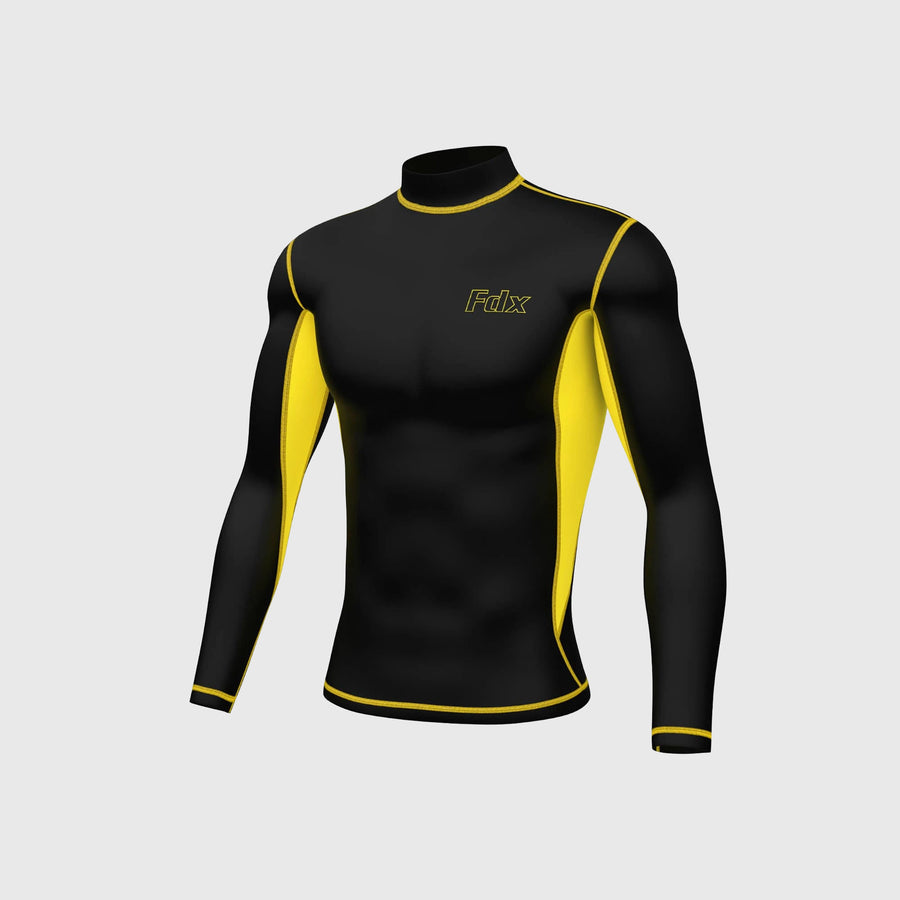 Inorex Men's Base Layer Top Yellow