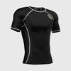 Cosmic Men's Short Sleeve Base Layer Black / White