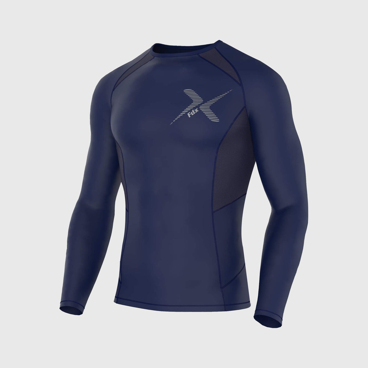 Men's Compression Long Sleeve Workout Shirt, Fitness Base Layer