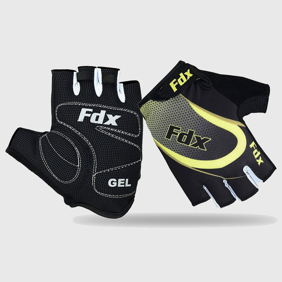 Surf Fingerless Gloves Yellow