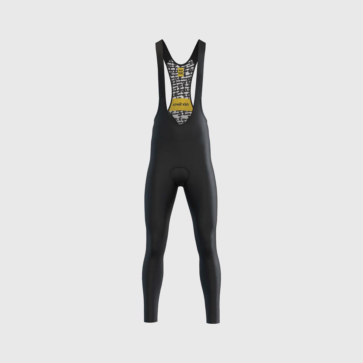 Fdx Women's Black & Blue Anti Bacterial Gel Padded Bib Tights Pants for Winter Roubaix Thermal Fleece Road Bike Wear Windproof, Hi viz Reflectors & Pockets - Limited Edition