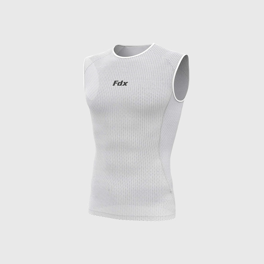 Aeroform Men's Sleeveless Mesh Top White