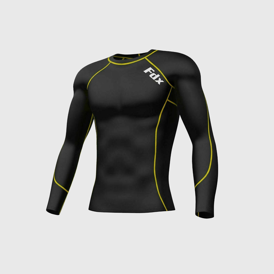 Blitz Men's Base Layer Top Yellow