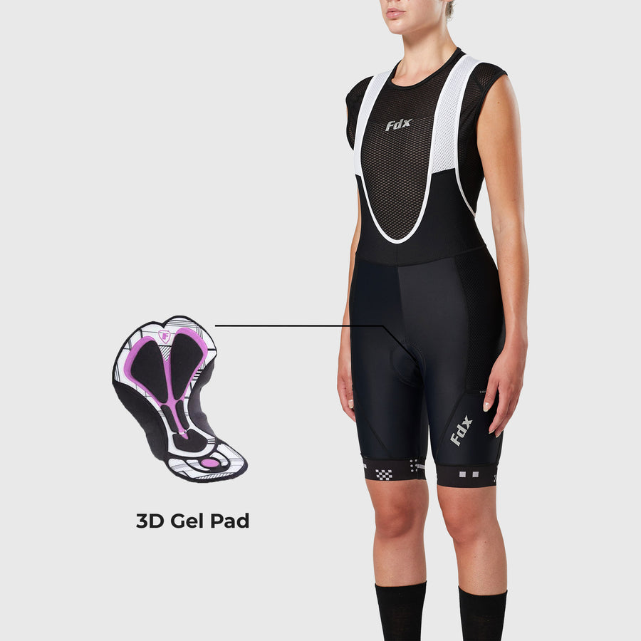 All Day Women's Cargo Bib Shorts Black