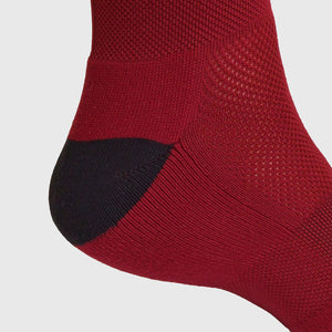 Fdx Unisex Maroon Cycling Compression Socks Breathable Elasticity Mesh Panel Men Women Cycling Gear UK