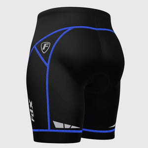 Men’s Blue & Black Cycling Shorts 3D Gel Padded summer road bike shorts - Breathable Quick Dry bike shorts, lightweight comfortable shorts Reflective Details for riding
