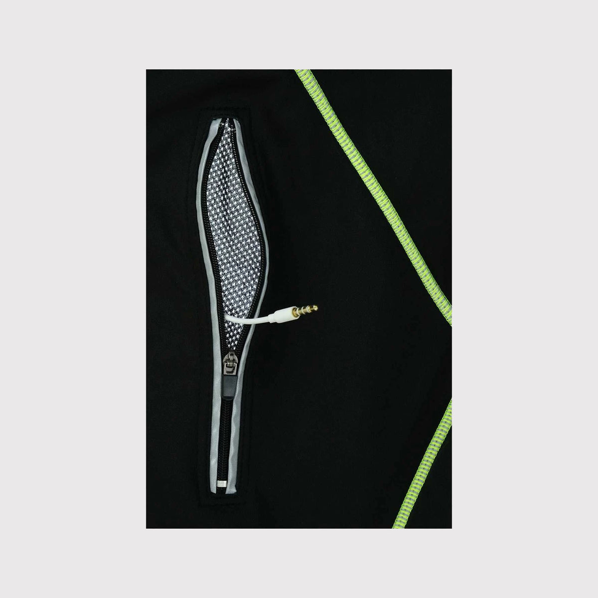 Fdx Pockets Cycling Jacket for Mens Black & Green Winter Thermal Casual Softshell Clothing Lightweight, Windproof, Waterproof & Pockets - Gustt