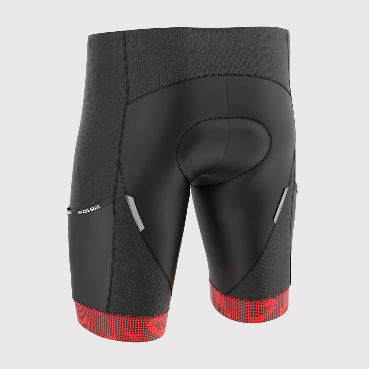 Fdx All Day Red Men's & Boy's Padded Summer Cycling Shorts