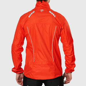 Fdx Winter's Thermal Reflective Hi-Viz Reflectors Cycling Jacket Red Warm Casual Softshell Clothing Lightweight, Shaverproof, Packable ,Windproof, Waterproof & Pockets