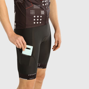 Fdx Mens Storage Pockets Anti Sweat Gel Padded Cycling Bib Shorts Black For Summer Roubaix Thermal Fleece Reflective Warm Leggings - All Day Bike Shorts