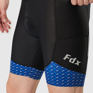 FDX Men’s Blue & Black Cycling Shorts 3D Gel Padded summer road bike shorts - Breathable Quick Dry bike shorts, lightweight comfortable shorts for riding