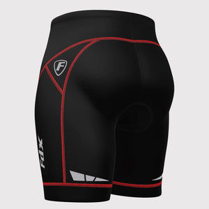 Men’s Red & Black Cycling Shorts 3D Gel Padded summer road bike shorts - Breathable Quick Dry bike shorts, lightweight comfortable shorts Reflective Details for riding