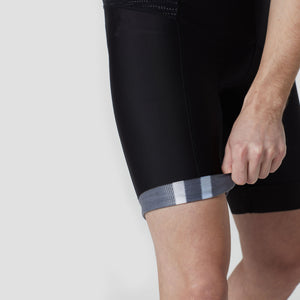 Fdx Mens Storage Pockets Anti Sweat Gel Padded Cycling Bib Shorts Black & Blue For Summer Roubaix Thermal Fleece Reflective Warm Leggings - Velos Bike Shorts