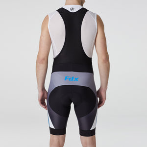 FDX Men’s Black & Blue Cycling Bib Shorts 3D Gel Padded Breathable Quick Dry bibs, comfortable biking bibs ultra-light stretchable shorts with pockets UK