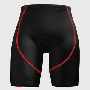 FDX Men’s Red Cycling Shorts 3D Gel Padded comfortable road bike shorts - Breathable Quick Dry biking shorts, ultra-lightweight shorts with pockets