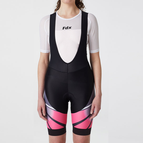 Fdx Signature Women's Summer Cycling Bib Shorts Pink