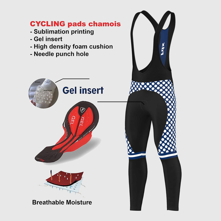 Equin Men's Bib Tights White
