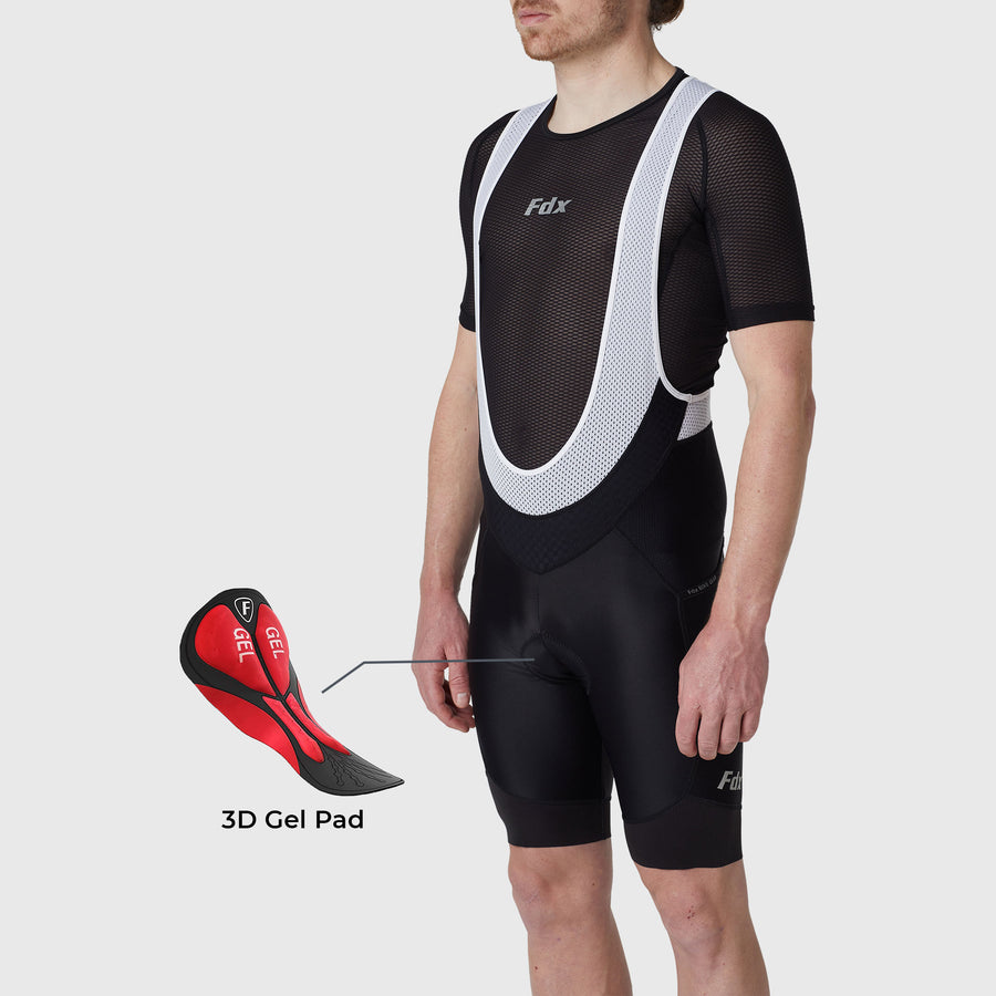Essential Men's Cargo Bib Shorts Black