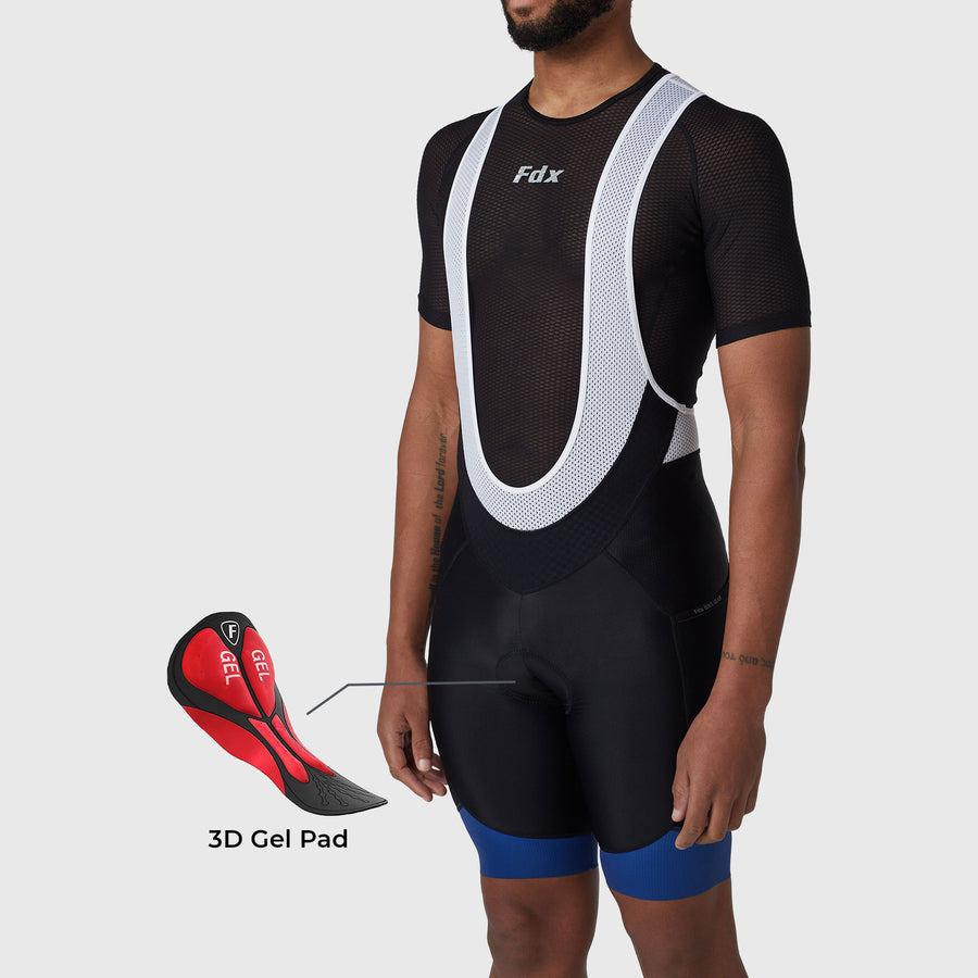 Essential Men's Cargo Bib Shorts Blue
