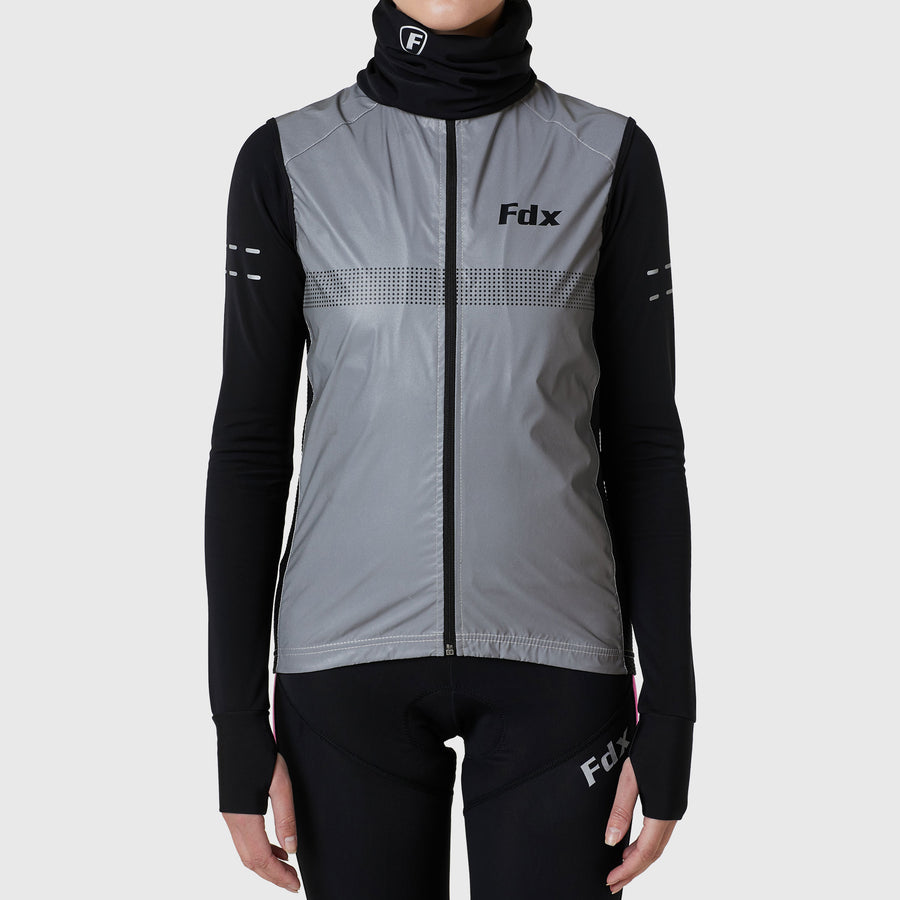 360 Hi-Vis Reflective Women's Gilet Grey