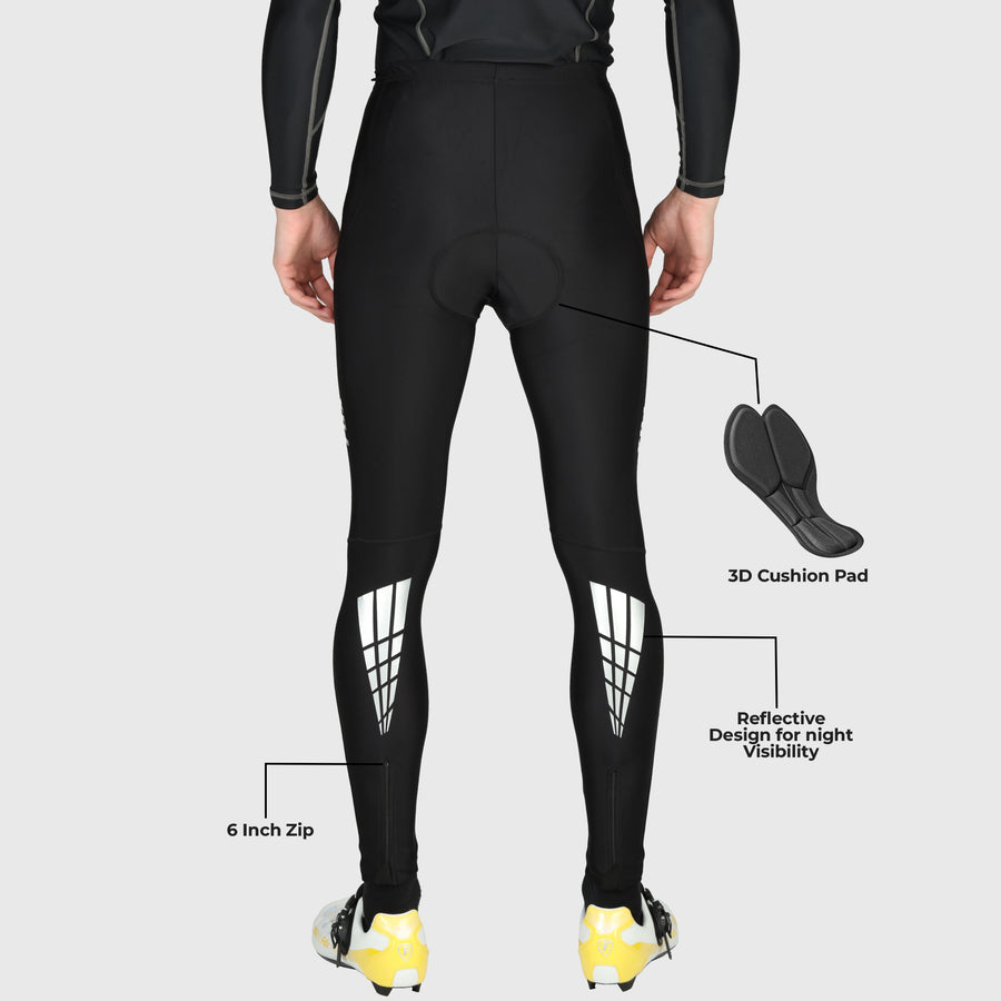 Heatchaser Men's Compression Tights Black