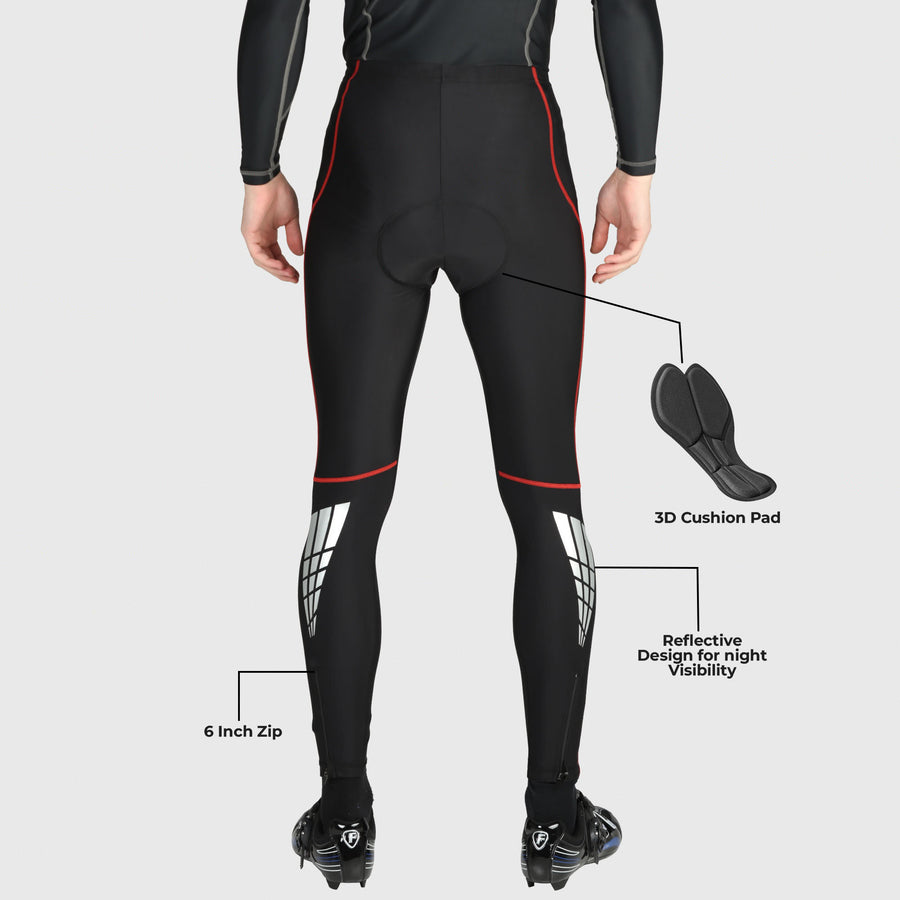 Heatchaser Men's Compression Tights Red