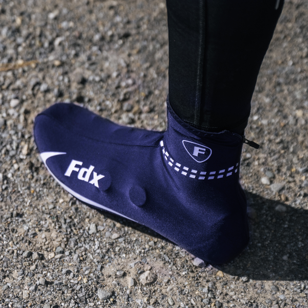 Fdx SC3 Navy Blue Cycling Shoe Covers FDX Sports