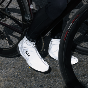 FDX 360 Reflective Waterproof Cycling Overshoes, Windproof Bike Shoe Covers, Lightweight All Season Hi Viz Gaiters for Road Biking, MTB