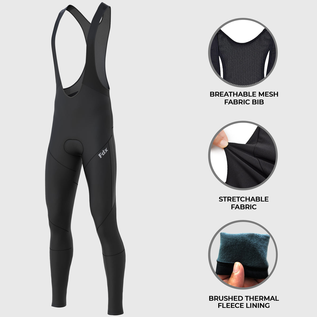 GORE WEAR Mens C3 Gore Windstopper Bib Tights+ Black S : :  Clothing, Shoes & Accessories