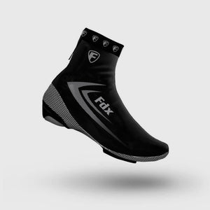 FDX 360 Reflective Waterproof Cycling Overshoes, Windproof Bike Shoe Covers, Lightweight All Season Hi Viz Gaiters for Road Biking, MTB