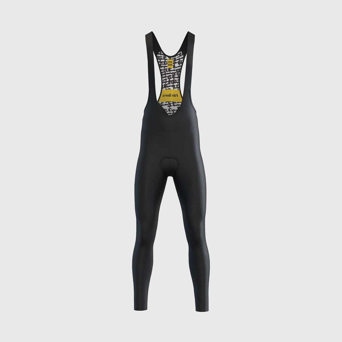 Fdx Womens Black Gel Padded Cycling Bib Tights For Winter Roubaix Thermal Fleece Reflective Warm Leggings - Limited Edition Bike Pants