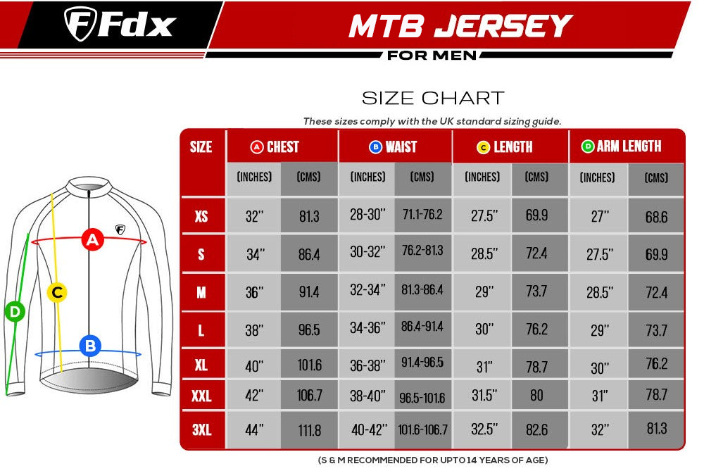 Fdx MTB Jersey Men's Red Black Lightweight, Breathable Fabric Hot season Mountain Bike Jersey zip pockets Cycling Gear
