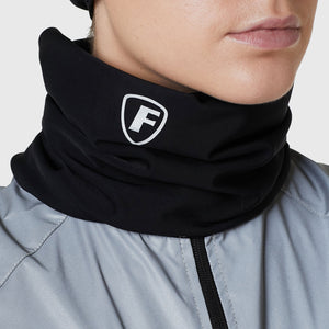 FDX Neck Warmer Black Cycling Winter Thermal Fleece Unisex Headwear Face cover Winterproof Wind Stopper Buff Gaiters - UK