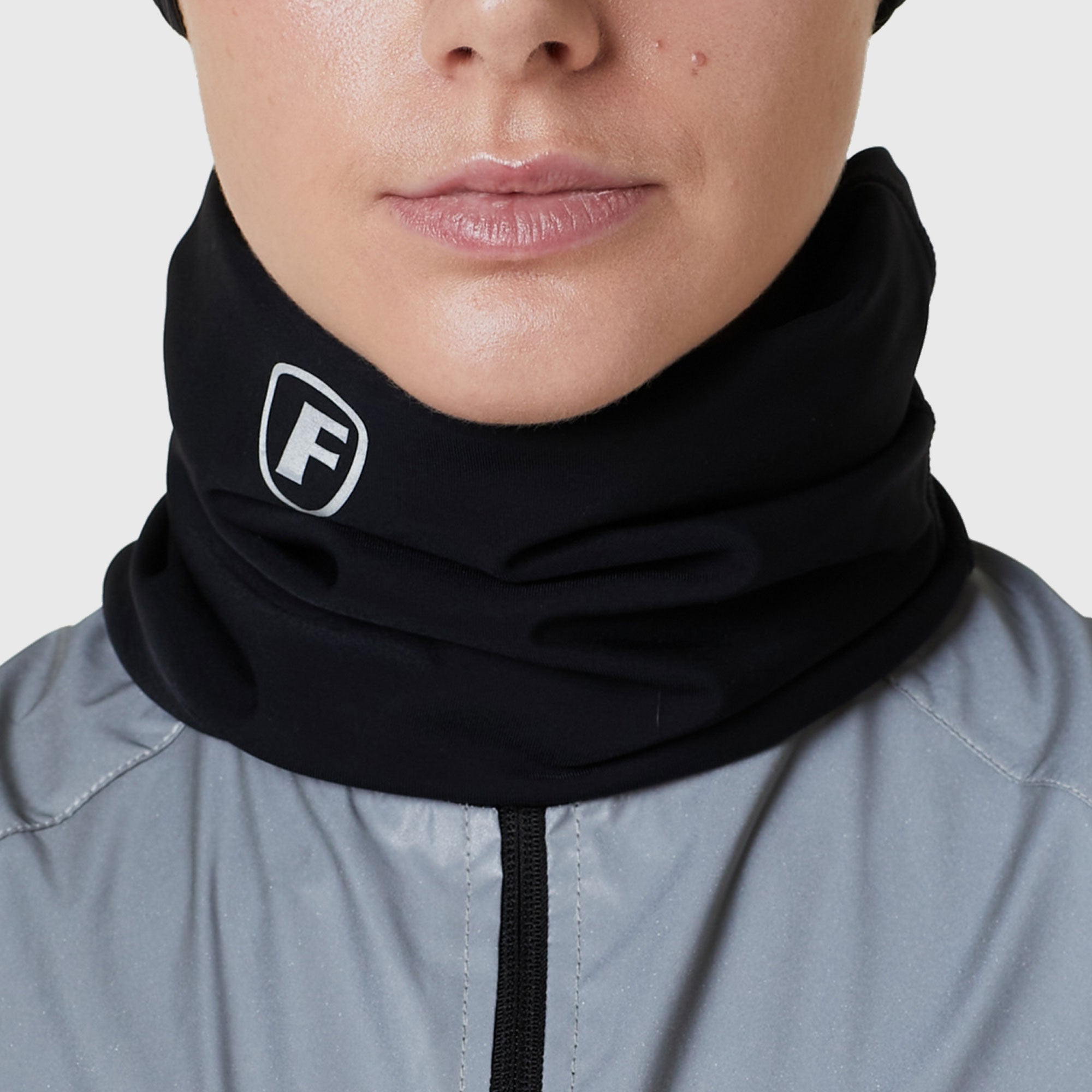 Fdx Black Unisex Neck Warmer Cycling Winter Thermal Fleece Unisex Headwear Face cover Winterproof Wind Stopper Buff Gaiters