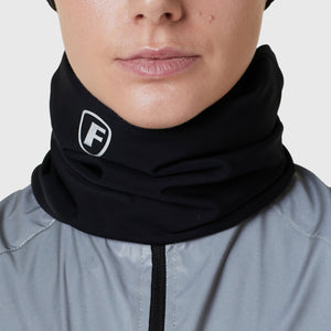 Fdx Neck Warmer Black Cycling Winter Thermal Fleece Unisex Headwear Face cover Winterproof Wind Stopper Buff Gaiters