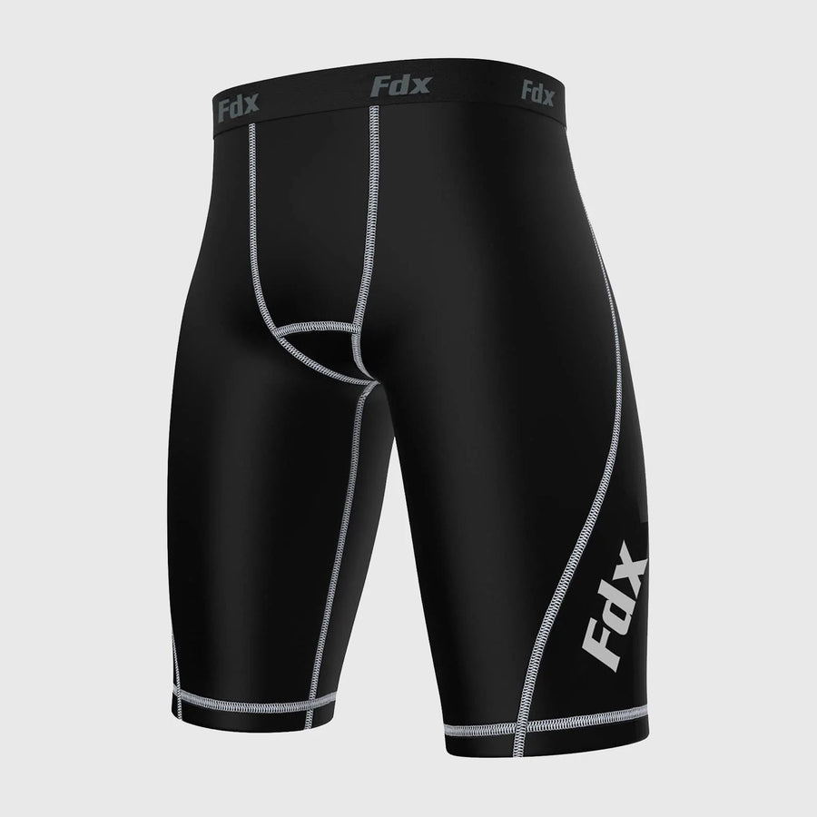 Men's Compression Shorts Pack of 2 Black