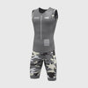 Camouflage Men's Triathlon Suit Grey