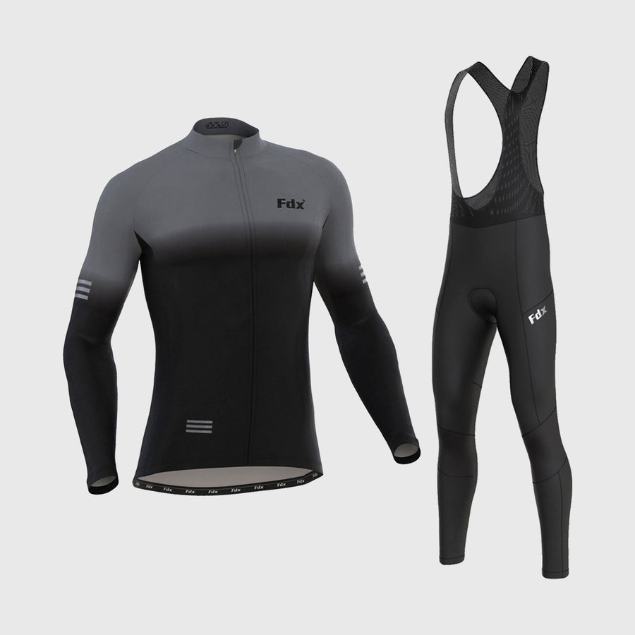 Duo Men's Cycling Set Grey / Black