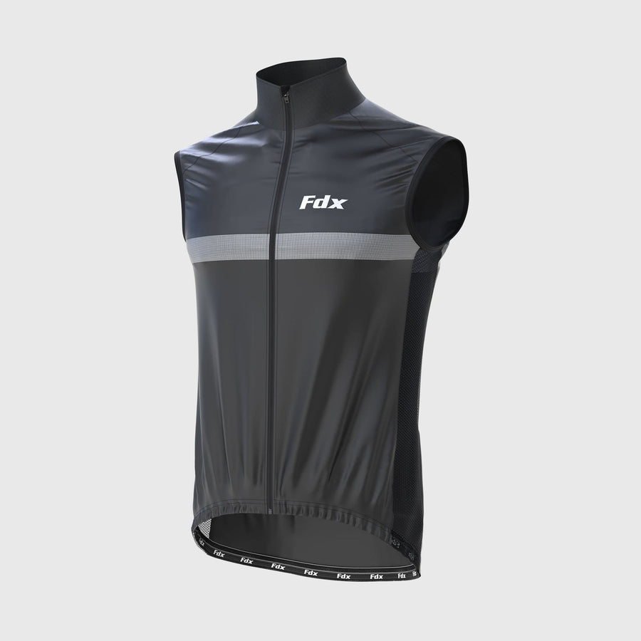 360 Hi-Vis Reflective Men's Gilet Black