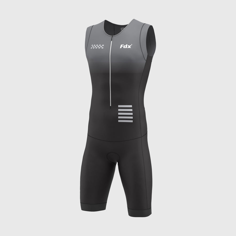 Duo Men's Triathlon Suit Grey / Black