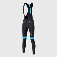 Polka Dots Women's Bib Tights Sky Blue