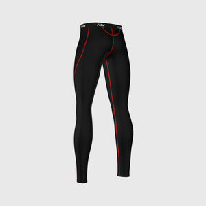 Fdx Men's Black, Red Compression Base layer Tights Lightweight Breathable Mesh Fabric Skin Layer Tights Cycling Gear AU