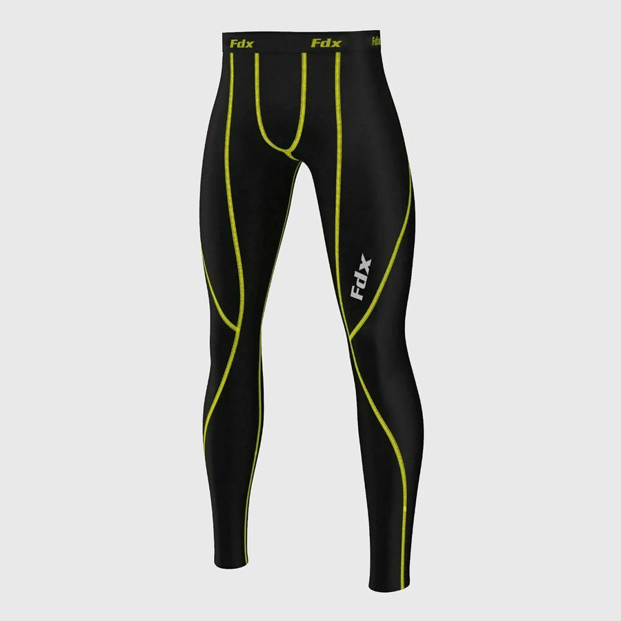 T5 Men's Compression Tights Yellow
