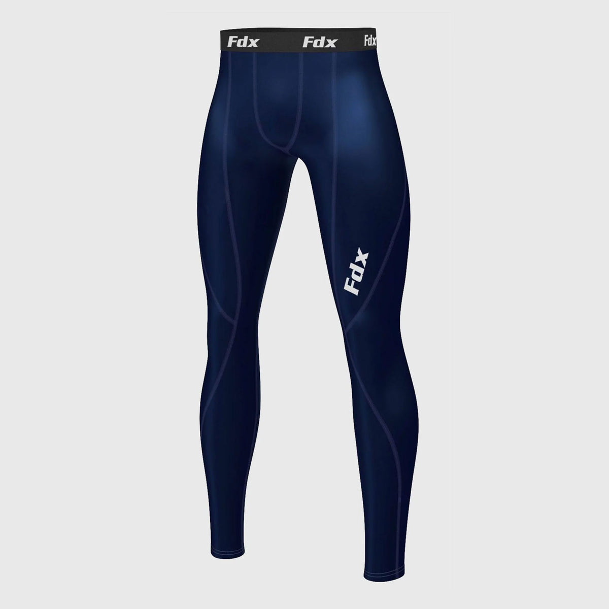 Fdx Viper Men's Padded Winter Cycling Tights Red & Blue