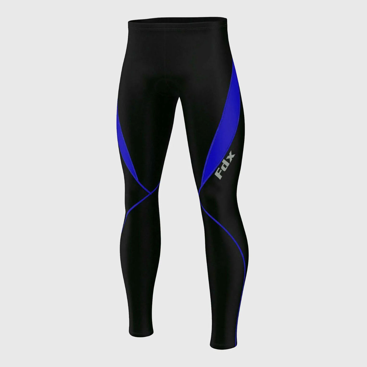 Fdx Heatchaser Men's Compression Cycling Tights Black, Red & Blue
